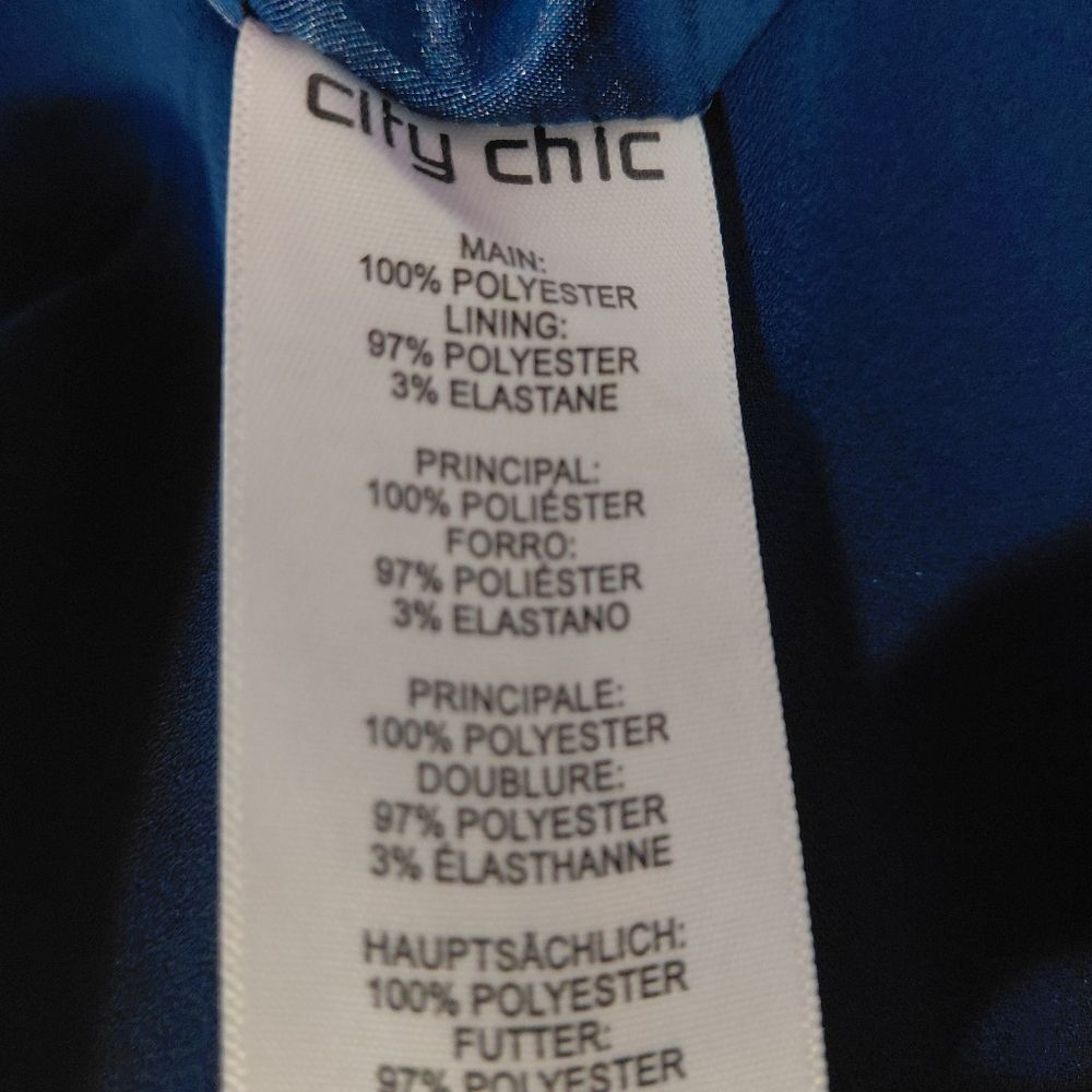 City Chic Sapphire Entwined Dress women’s plus size XL/22 - Picture 6 of 8
